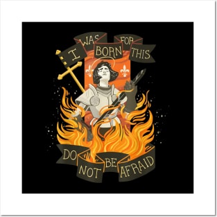 St Joan of Arc Am Not Afraid I Was Born Do This Saint Posters and Art